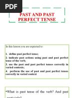 Past and Past Perfect Tense