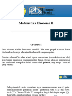 PPT. Pertemuan 2 (Matematika Ekonomi II)