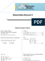 Ppt. Pertemuan 6 (Matematika Ekonomi II)