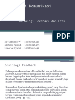 Sosiologi Efek Dan Feedback