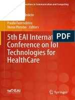 5Th Eai International Conference On Iot Technologies For Healthcare