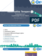 Matematika Terapan - Transformasi Fourier Diskrit