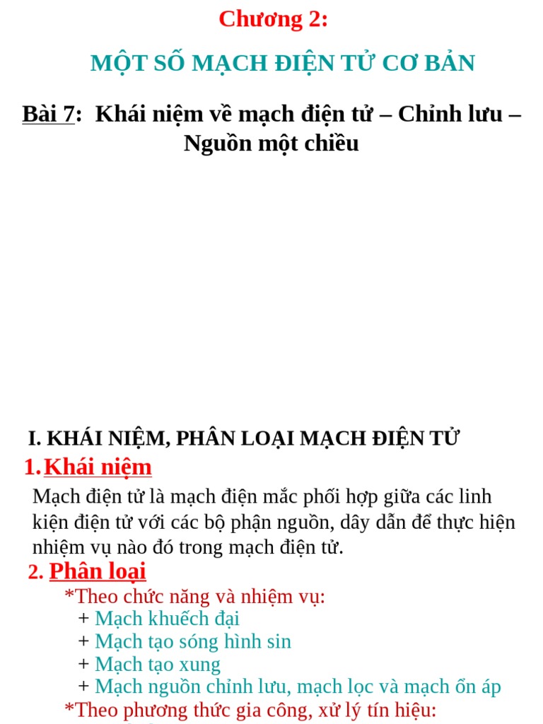 (123doc) Bai 7 Khai Niem Ve Mach Dien Tu Chinh Luu Nguon ...