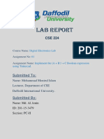 Lab Report: Submitted To