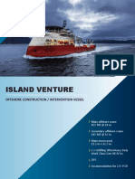 Island Venture: Offshore Construction / Intervention Vessel