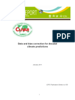 Data and Bias Correction For Decadal Climate Predictions: January 2011