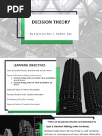 Audine - Laurence - Rue - Presentation 1 Decision Theory MME321