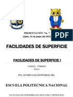Facilidades de Superficie: Presentación No. 7 Quito, 16 de Junio Del 2021