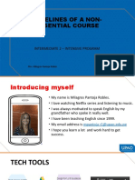 Guidelines of A Non-Presential Course: Intermediate 2 - Intensive Program