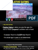 Relative Dating of Rocks