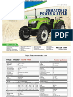 Preet 6049 4WD Tractor Spec