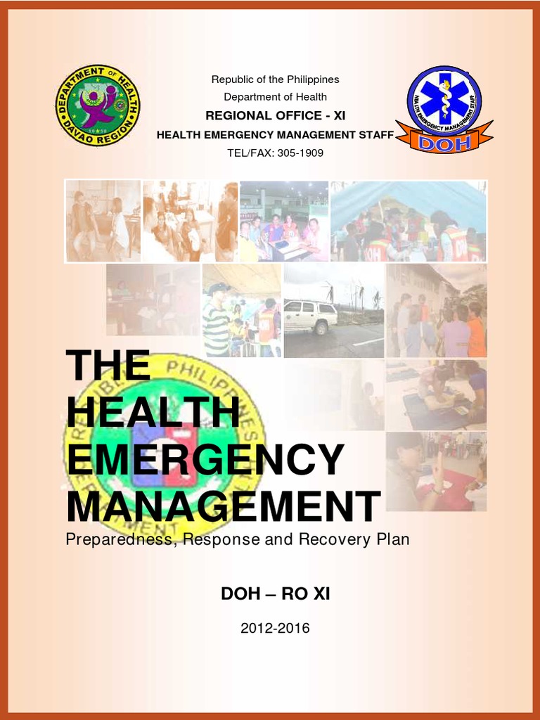 Health Emergency Management Plan XI | PDF | Mindanao | Emergency Management