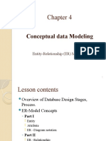 Conceptual Data Modeling: Entity-Relationship (ER) Modeling