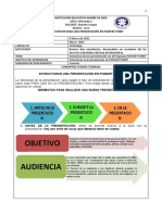 Guía No. 3. Estructura de Una Presentacion