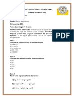 Guía de Recuperación de Matemáticas 5to. Bachillerato