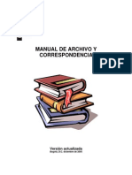 Manual de Archivo y Correspondencia