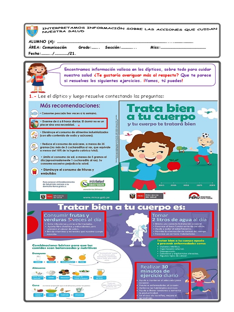 Ficha de Trabajo | PDF | Crecimiento personal y profesional | Arte