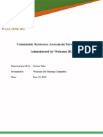 WBG Community Resources Assessment Survey Final Results 062321 2