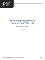 Identity-Based Networking Services: MAC Security: Deployment Guide