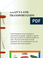 Asian'S Land Transportation