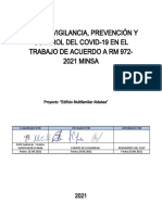 Plan de Vigilancia, Prevencion y Control Covid 19 RM 972..