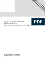 Cambridge IGCSE Accounting Syllabus Code 0452 For (PDFDrive)