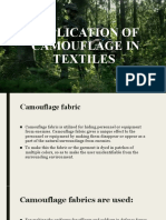 Application of Camouflage in Textiles