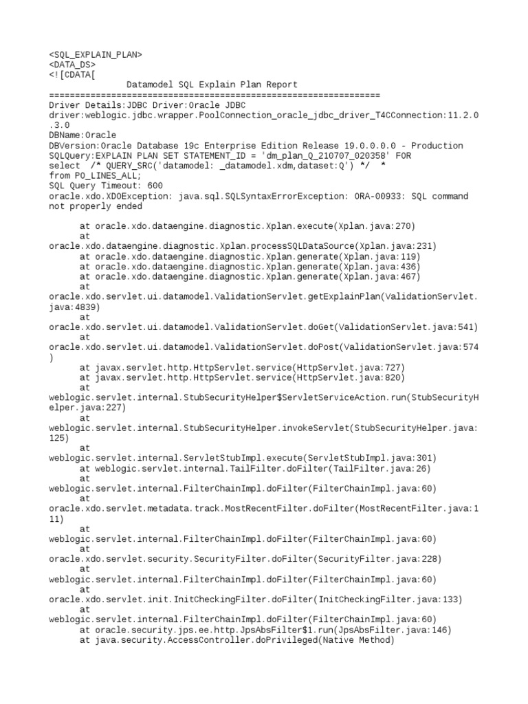 Explain Plan | Download Free PDF | Software Engineering | Data