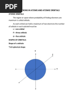 Electrons in Atoms and Atomic Orbitals