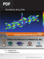 AIV and FIV Analysis Guidelines | PDF | Pipe (Fluid Conveyance) | Acoustics