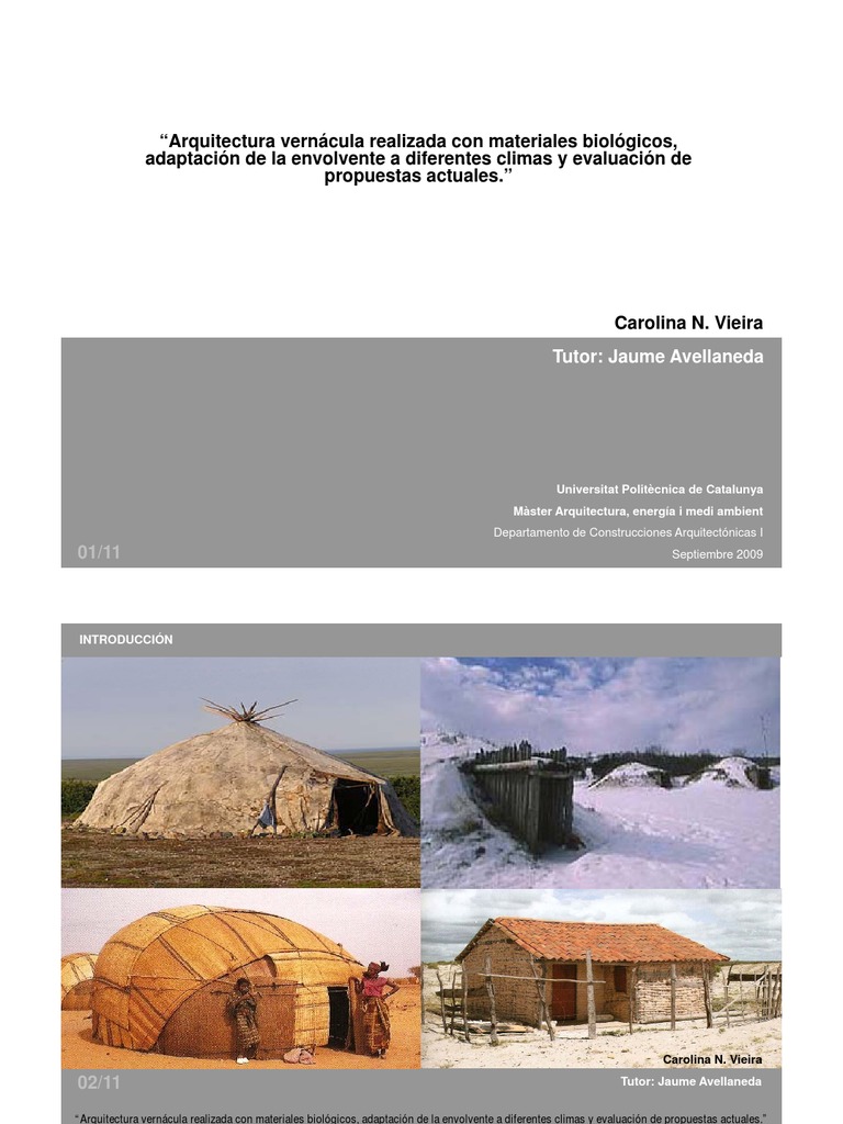 Arquitectura Vernácula y Climas Adaptativos | PDF | Desierto | Clima