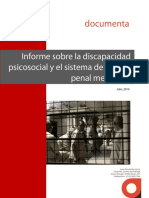 informe sobre la discapacidad psicosocial y el sistema de justicia penal mexicano