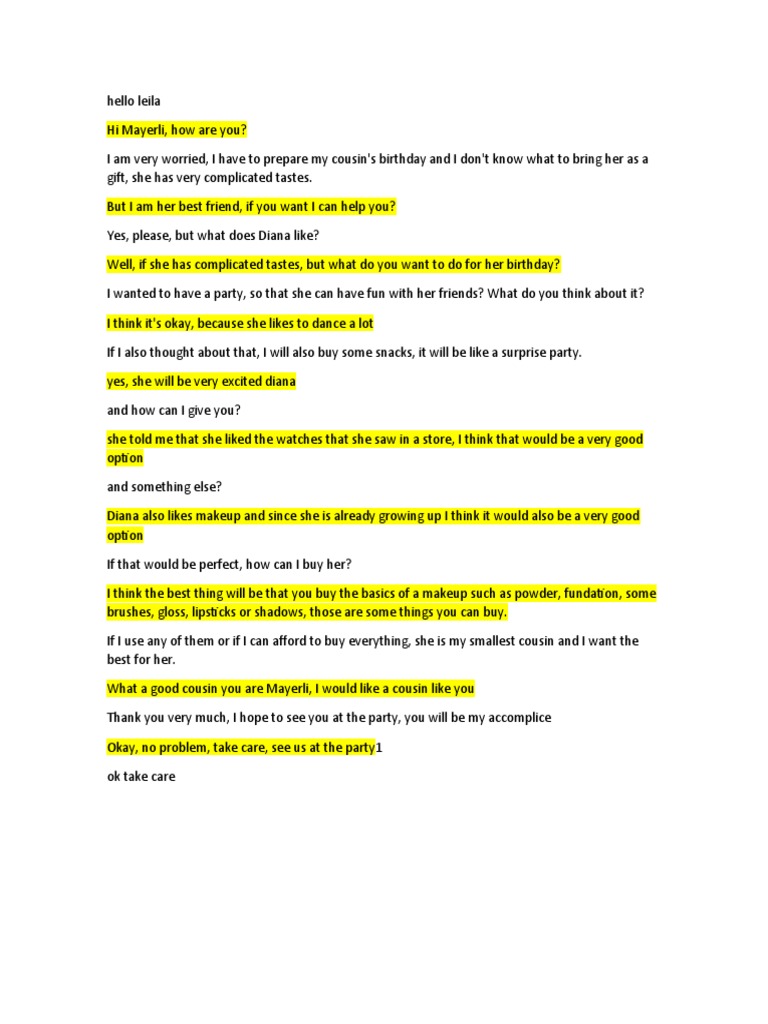 Conversacion 15 | PDF | Lifestyle