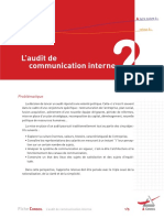 FicheConseil Audit Communication