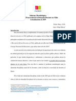 Informe Metodológico. Análisis y Proyección de La Dotación Docente en Chile - 2019