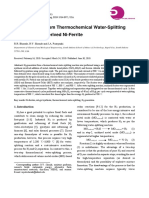 1 - H2 Generation From Thermochemical Water-Splitting Using Sol Gel Derived Ni-Ferrite - Journal of Energy & Power Engineering - 2010