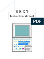 XTInst XT Instruction Manual V1 r1 (E)