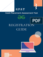 Registration Guide: Geek Placement Assessment Test