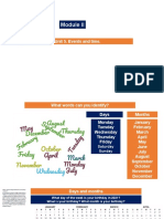 Unit 5. Events and Time
