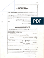 marriage licence