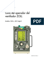 ZOLL EMV+ Rev-c Portable Critical Care Ventilator Spanish