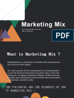 Marketing Mix: By. Fahmi Ramadhan Al Karim NIM. 224316120