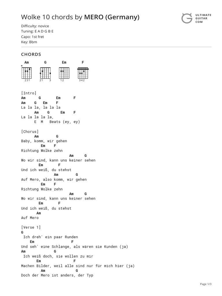 Diskret Kritisch ruhig wolke 10 mero noten klavier Parameter entfernen