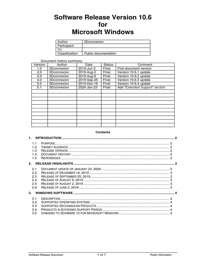 3Dconnexion Software Update Guide | PDF | Microsoft Windows | 64 Bit ...