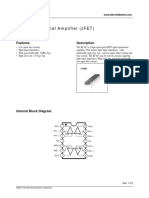 Quad Operational Amplifier (JFET) : Features Description