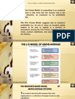 The Five Forces Model: The I/O Model of Above-Average Returns