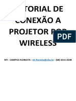 Tutorial de Conexao A Projetor Por Wireless