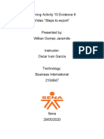 Evidence 6 Video Steps to export