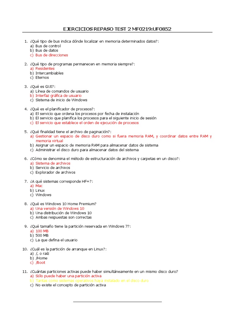 Repaso 2 | PDF | Archivo de computadora | Windows 10