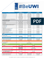 UWI Academic Calendar 2020-2021